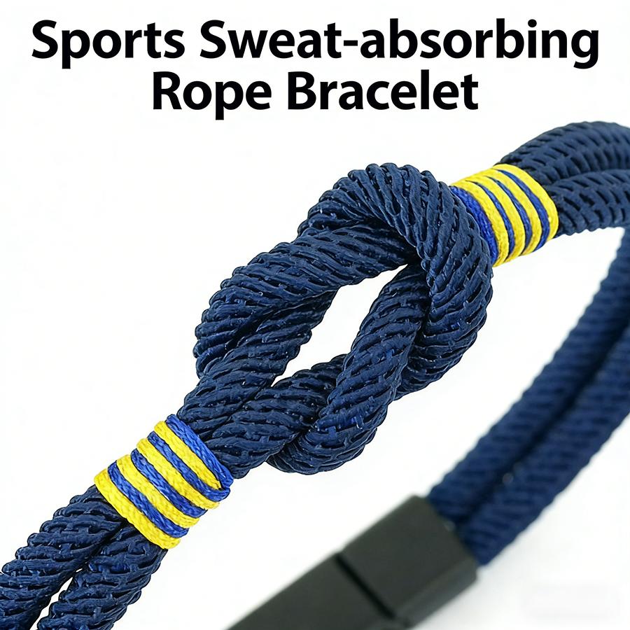 Infinity Love Knot Braided Bracelet For Men Grade A Skin Friendly Sweat Absorbing Material Wrist Accessories 6 Colors Available