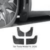 for Tesla Model YL 2025 2026 Rear Wheel Mud Flaps Car Modification Accessories Splash Guard Mud Fenders Kit 4Pcs