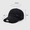 Men's Autumn Winter Baseball Cap Middle-Aged and Elderly Warm Hat Ear Protection Cotton Cap