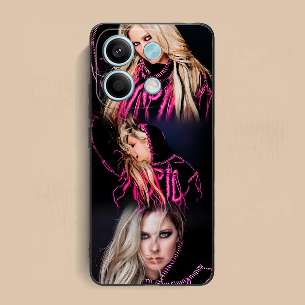 

Avril Lavigne Matte TPU Mobile Phone Case for Xiaomi Redmi 15 14 13 12 A5 3 2 1 C Plus 4G 5G Colorful Printing Cover Redmi A1+