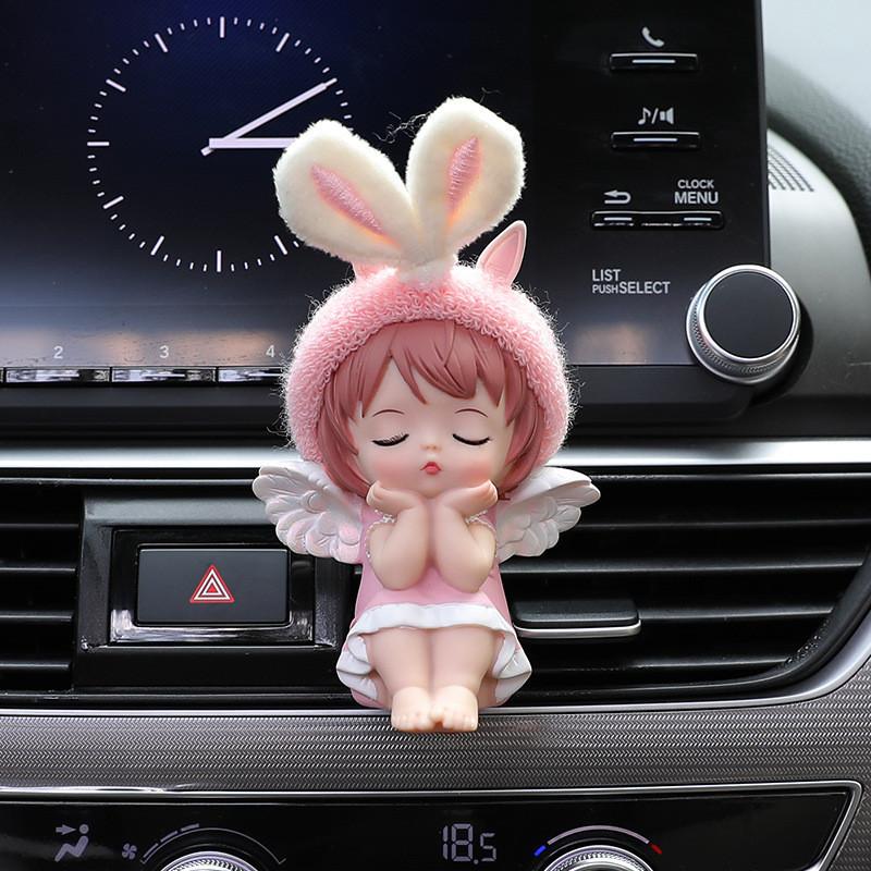 Niedlicher Anne Dekorativer Auto-Duftclip für Lüftungsschlitz Langanhaltende Aromatherapie für Autoinnenraum Auto-Klimaanlagen-Duftchip Auto-Ornament