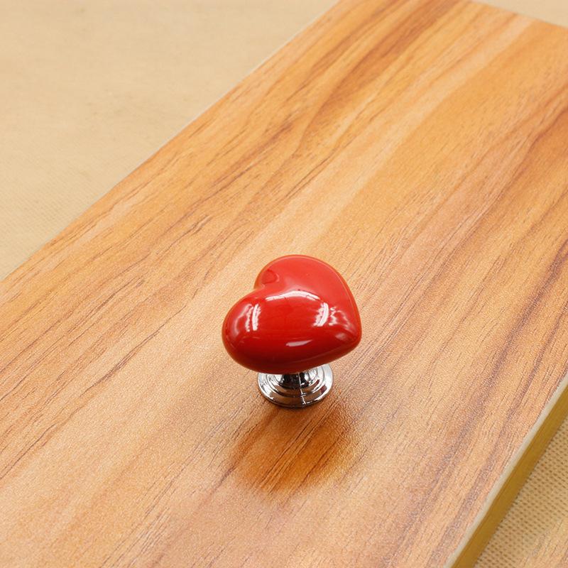 4pcs Colorful Heart-shaped Toilet Press Creative Toilet Toilet Water Tank Button Assistant Love Button Fashionable and Cute