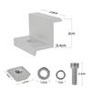 Aug. 12 Piece Solar Module Bracket End Clamp, End Clamp, Side Clamp For PV Solar Module Roof Mountings