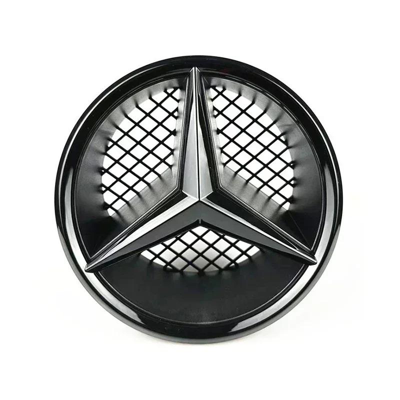 3D Car Grill Emblem Star Badge Front Grill Logo For Mercedes Benz W204 W205 W213 X253 A B C E S CLA GLB GLC GLE GLS Accessories