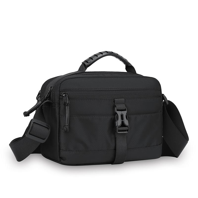 

Тактическая сумка-мессенджер, мужская винтажная армейская сумка через плечо из Оксфорда, сумка на одно плечо, нагрудная сумка-слинг чёрный