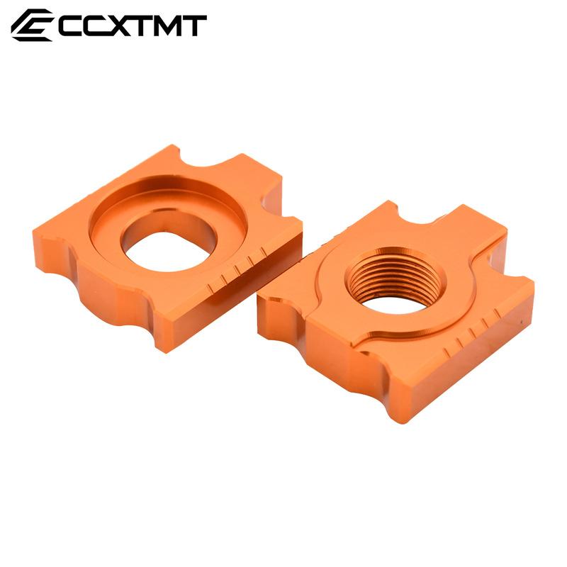 20mm CNC Aluminum Rear Chain Adjuster Axle Block For KTM 125-530cc XCF XCW SX SXF XC XCWF EXC EXCF 2008-2023 2022 2021 Universal