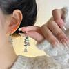 925 Silver Christmas Tree Zircon Stud Earrings - Elegant Holiday Jewelry for Women