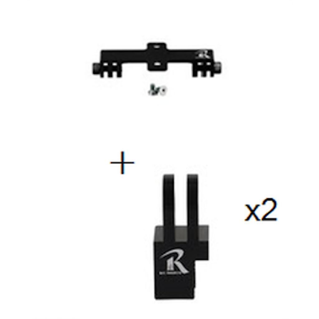 LecMount W Base 3 Light Adapter Set Boro 2 Pieces +