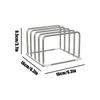 Cutting Board Holder Stand Rustproof Slim Organizer Chopping Board Stand For Offices Books Files Cookware Pans Home Indoor