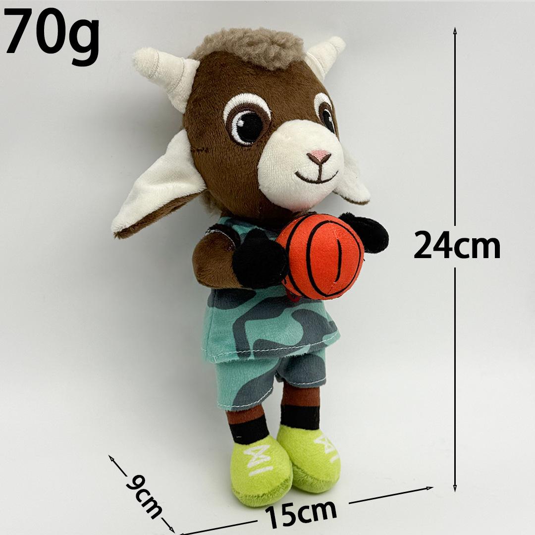 GOAT Movie Inspired Mountain Goat Historical Plush Toy As shown