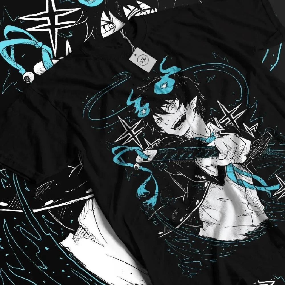Blue Exorcist T-shirt Kawaii Funny Anime Manga Graphic Art Gift Shirt All Size Graphic T Shirts Oversized T Shirt Women Clothes