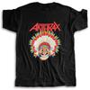 Anthrax Thrash Heavy Metal Hard American Rock Musik Band Schädel Coole T-Shirts Herren Damen T-Shirt Hip Hop Street Harajuku Weiblich Männlich Kleidung