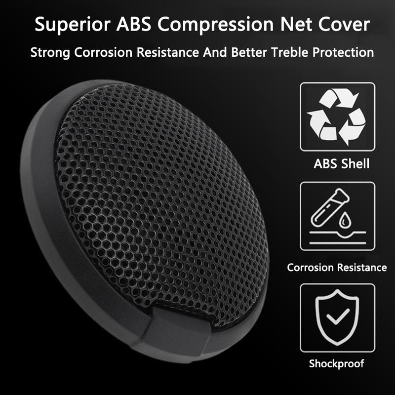 12V Universal Car Tweeters Speakers 109dB Sensitivity Super Power High Efficiency 20W Pre-wired Car Dome Tweeters Audio Speakers