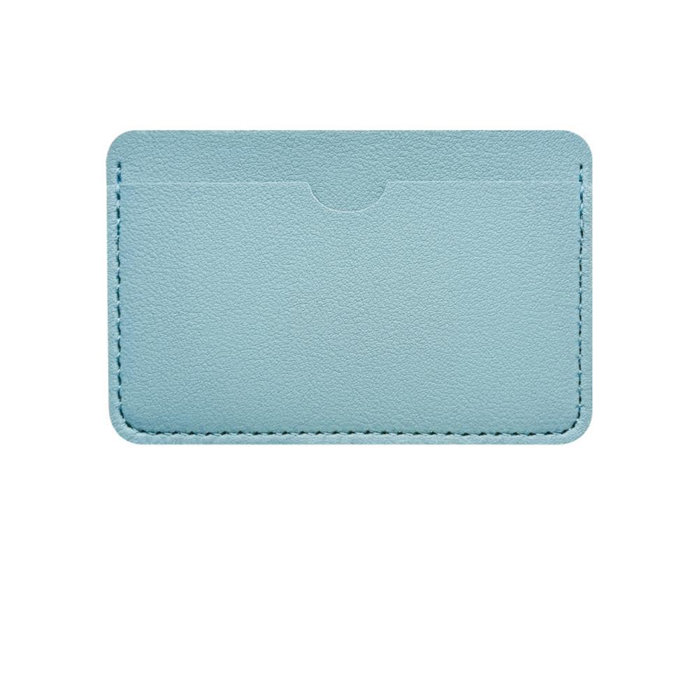 Credit Card Case Portable Bank Card Holder Pu Leather Card Holder Compact Id Badge Protector For Backpacks Bank Cards Credit