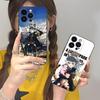 Arknights Grani Matte TPU Mobile Phone Case for iPhone 17 16 15 14 13 12 11 X XR XS 8 7 Air Pro Max Plus Mini Colorful Cover