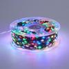Waterproof LED Christmas Star Light Strip: Dark Green Copper Wire Fairy Lights for Outdoor Decoration