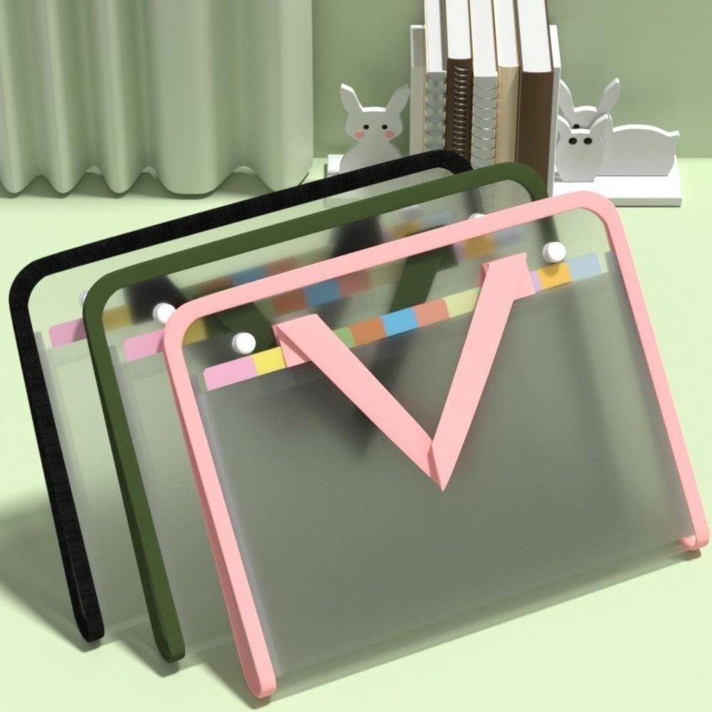 Waterproof File Bags 13-Layers Document Pouch Portable File Pocket  School Supplies