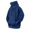 Jiye Trendiges Herbst-Kapuzen-Sweatshirt für Herren, hoher Kragen, locker, lässig