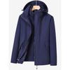 Men's and Women's Three-in-one Removable Outdoor Waterproof Climbing Clothing Spring and Autumn Outdoor Windproof Climbing Clothing Jacket