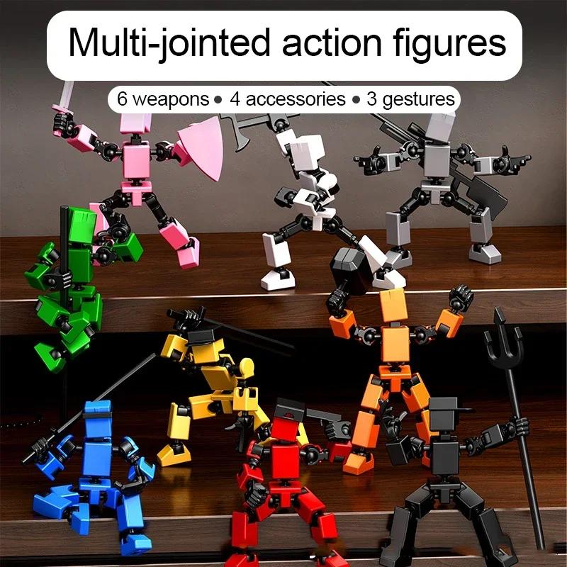 Kreativní kloubový měnitelný robot 3.0 3D tištěná figurína panenka akční model hračka dětská vánoční dekorace dárek