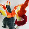 38cm Gigantamax Charizard Shiny Mega Plush Doll with Skeleton - Black and Orange