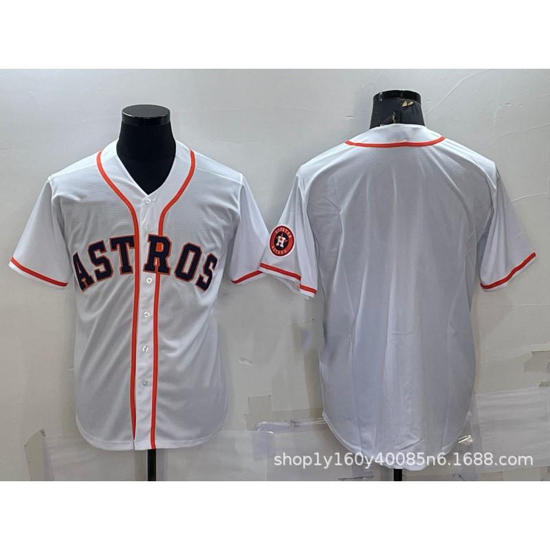 Houston Astros Baseball Jersey Bregman 2 Altuve 27 Embroidered Sports Shirt Men