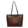 Large capacity bag women's new casual retro shoulder bag fashion class commuter bag tote bag
