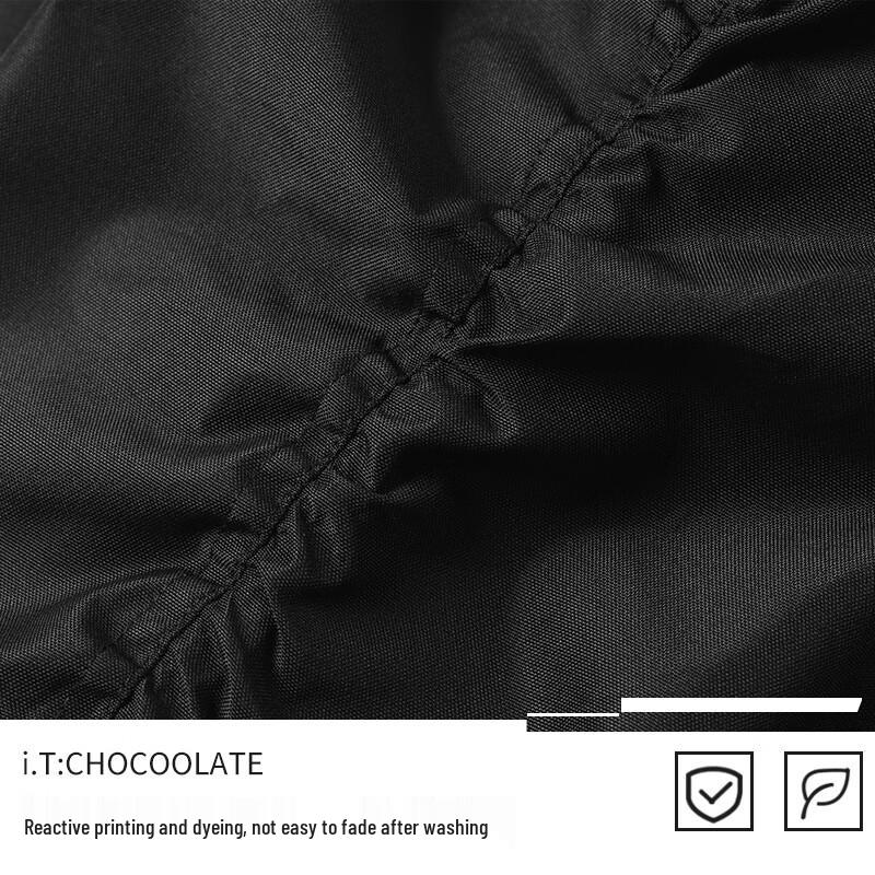 CHOCOOLATEit Men's High-Neck Windbreaker Jacket