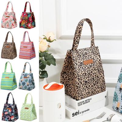Oxford Cloth Insulated Lunch Bag Waterproof Ice Pack Lunch Box Travel Bag Picnic Camping Food Drink Cooler Bag Adult Kids