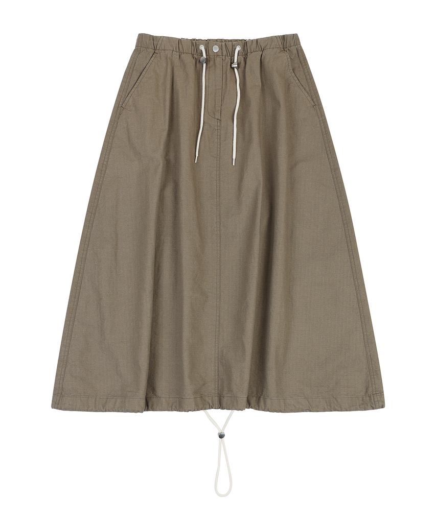 OUTDOOR PRODUCTS W Balloon Long Skirt (Beige)