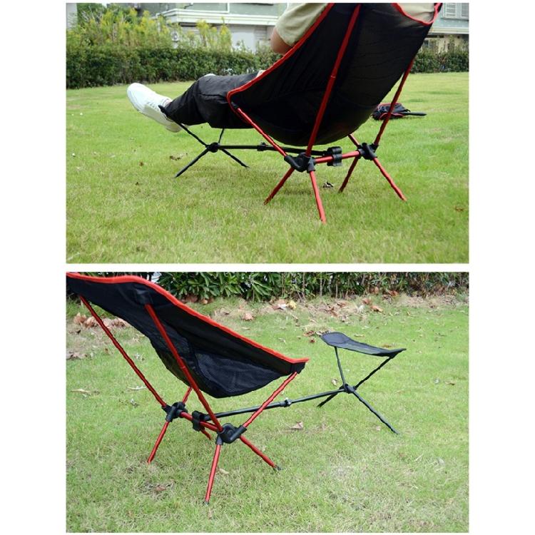 Outdoor BBQ Campingstuhl Fuß-Liegestuhl Fußstütze Tragbarer Hocker Faltbar