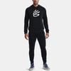 Under Armour Curry Series Solid Print Pullover Sport Hoodie Men Tops Black 1370276-001