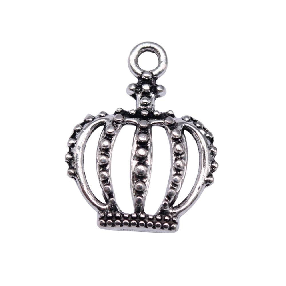 Crown Charms Multi Color Alloy Pendants For Royal Princess Jewelry Accessories