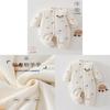 Baby Winter Cotton Romper With Thick Insulation For Newborns