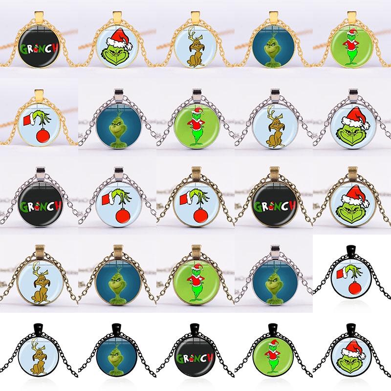 The Grinch And Max Whoville 1 Inch Pendant Necklace Holiday Christmas Gift For Fans And Collectors