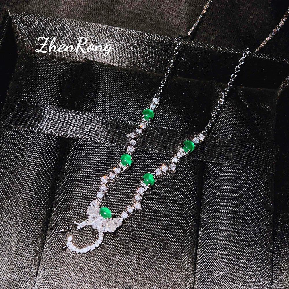 Multi Wear Gourd Clasp Universal Necklace for Women Jade Gemstone Tourmaline Pendant Jewelry