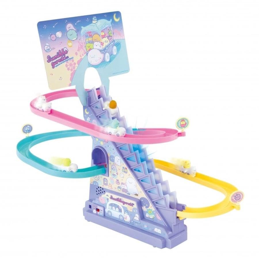 Sumikkogurashi Tocotoco Coaster Deluxe Shiny Includes 5 Ghost Vehicle Characters Staircase!