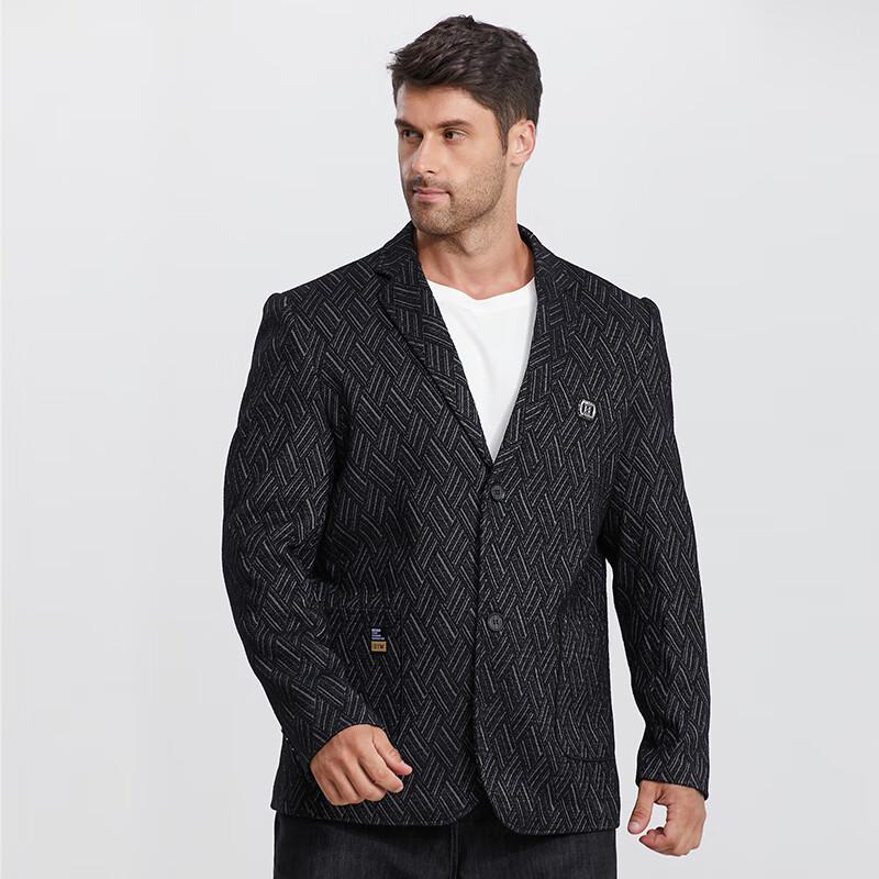 Dibinze Men's Plus Size Casual Blazer