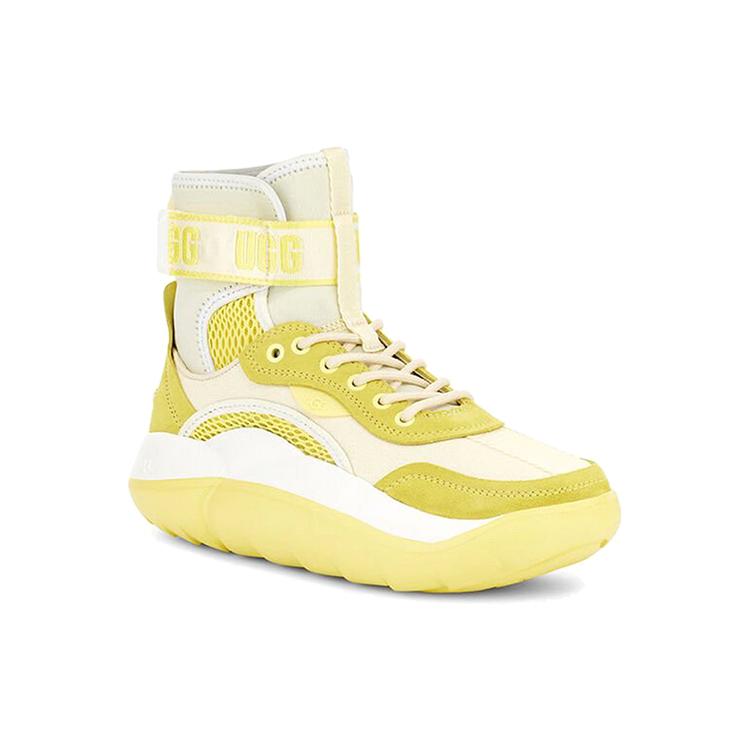 UGG La Cloud Hi White Yellow Women's 1108914-MWSS