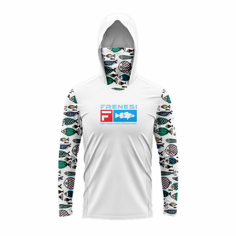 Men's and Women's Hooded Fishing Sun Protection Shirt - UV Resistant, Milk Silk, Loose Fit