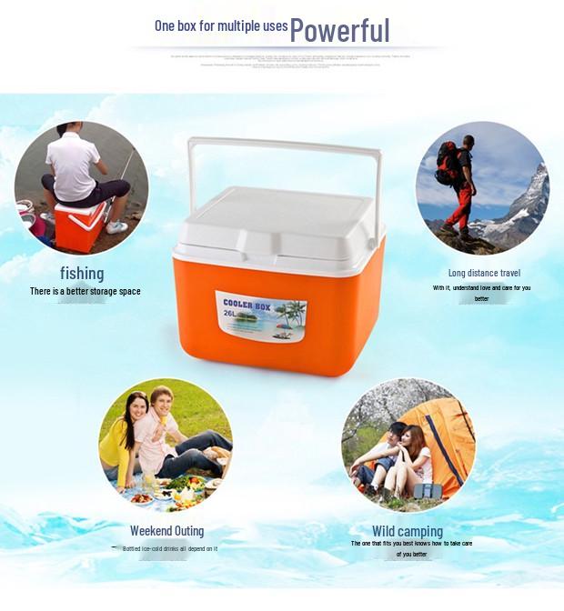 Tragbare isolierte Frischhaltebox für kleine Kühlschränke, den Außenbereich, zum Angeln und für unterwegs