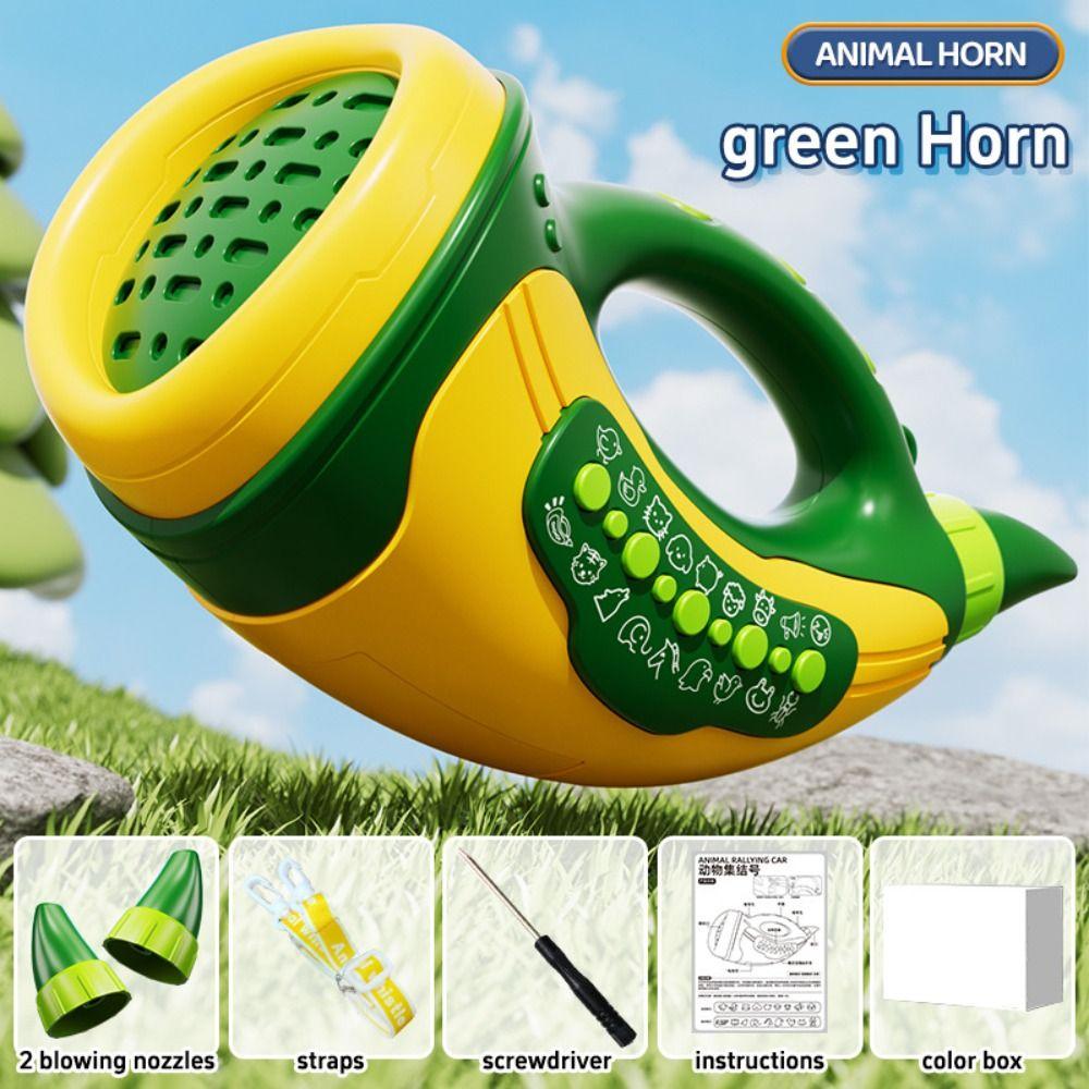 Interactive Animals Rally Horn Toys 30-Sound Lung Capacity Exerciser  Toddler Educational