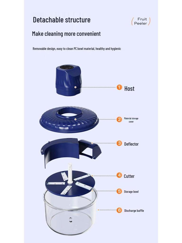 Electric Peeler for Fruits & Vegetables - Ideal for Home or Commercial Use