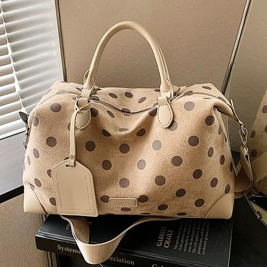 Women's Polka Dot Crossbody Bucket Bag - Summer Casual Fashion 2026