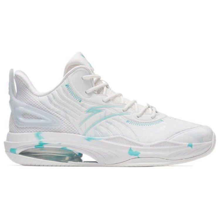 Anta KT3 Thompson Fabric Synthetic Leather Team 2nd Generation Non-Slip Wear-Resistant Low-Top Basketball Shoes Men Sneaker White Blue 112311605-1