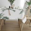 Summer Palm Trees Tablecloths Waterproof Rectangle Tablecloth for Table Decor Palm Tree Table Cover for Kitchen Dining Party