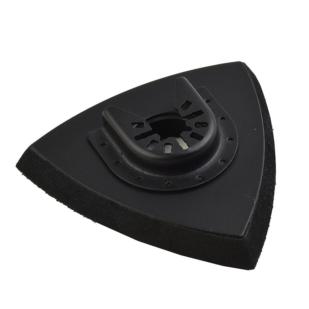 Sanding Pad For Polishing And Grinding Black PU Pad Triangular 1pc