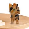 Creative Fake Crystal Resin Painted Animal Statue Mini Collectible Art Clear Statue Home Office Desktop Decoration Ornament