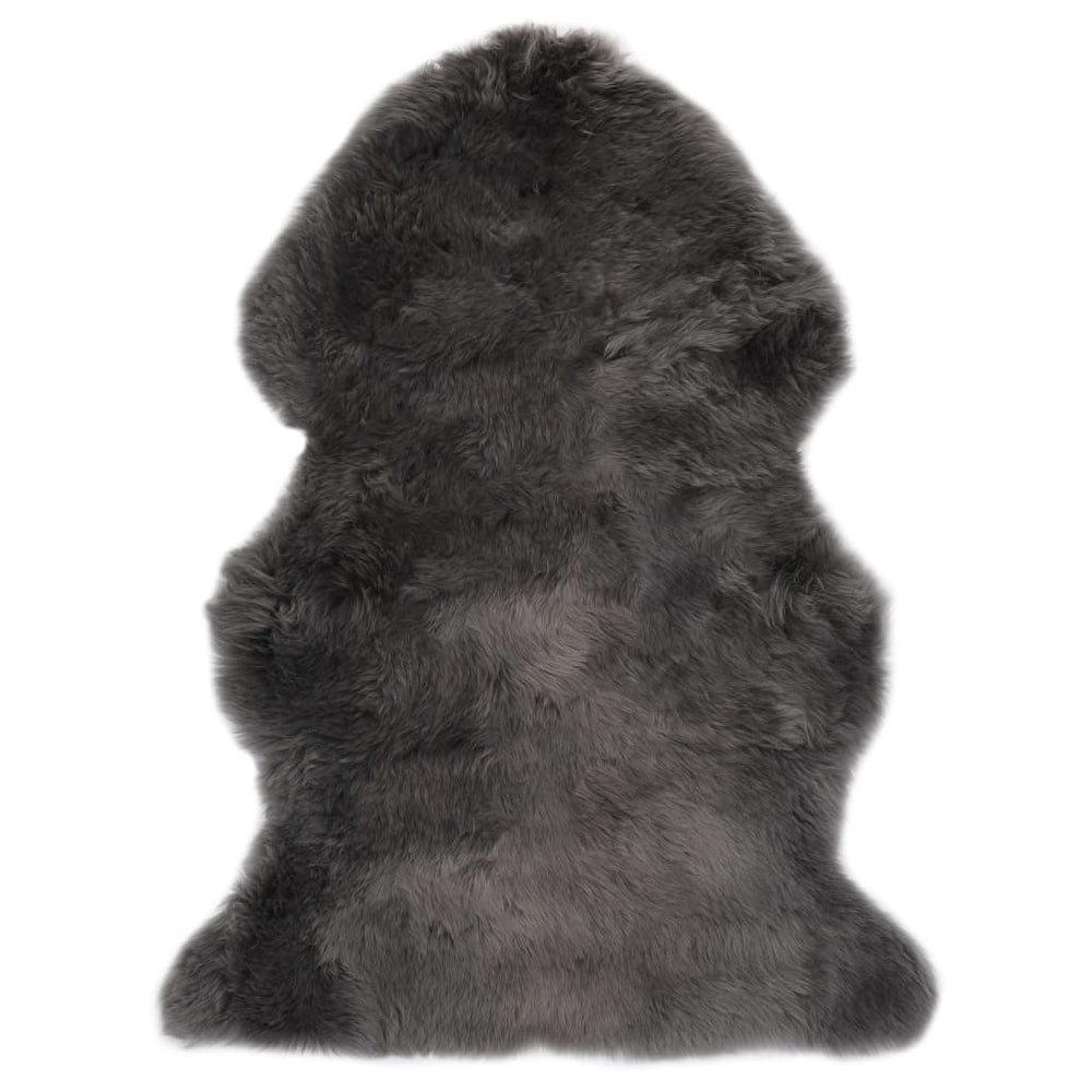 Tapis en peau de mouton 60 x 90 cm  clair