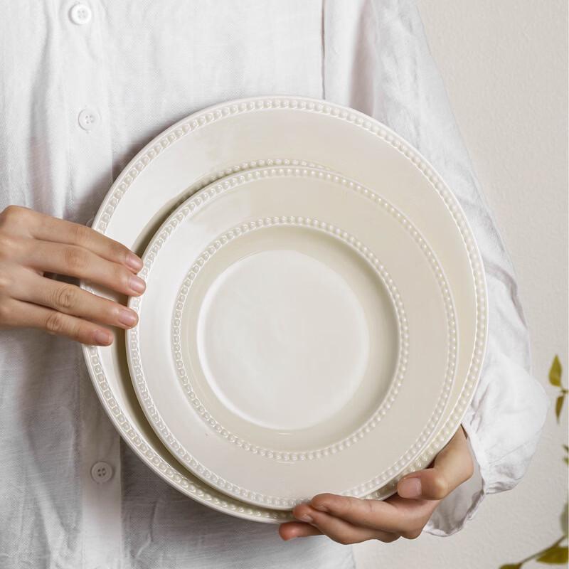 Ruhan Embossed Ceramic Soup Bowl